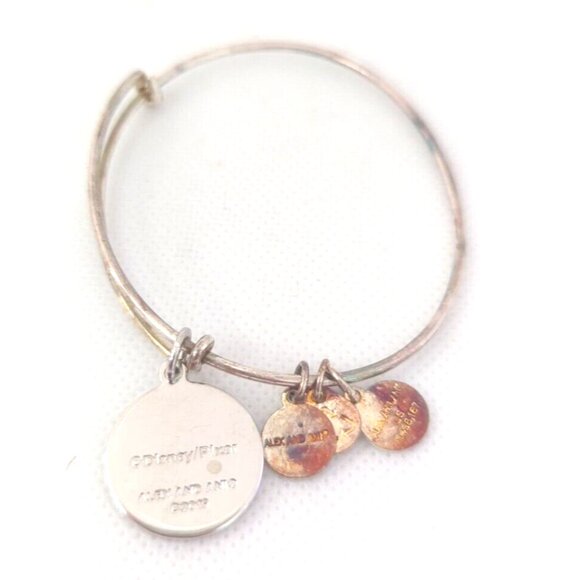 Alex And Ani Toy Story Ball Pixar Disney Bangle Bracelet Silver - Picture 3 of 3